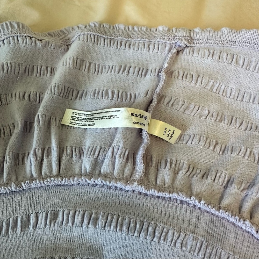 Anthropologie Lavender Open-Back Tiered Mini Dress Size M - Picture 12 of 13